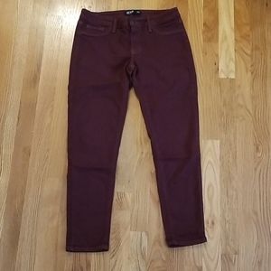 Just Black Maroon Jeans